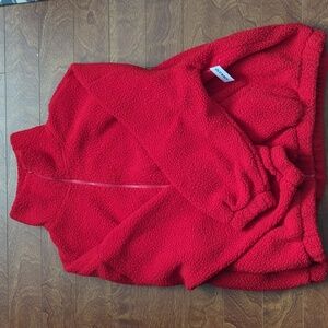 Maternity Sherpa Sweater/Jacket